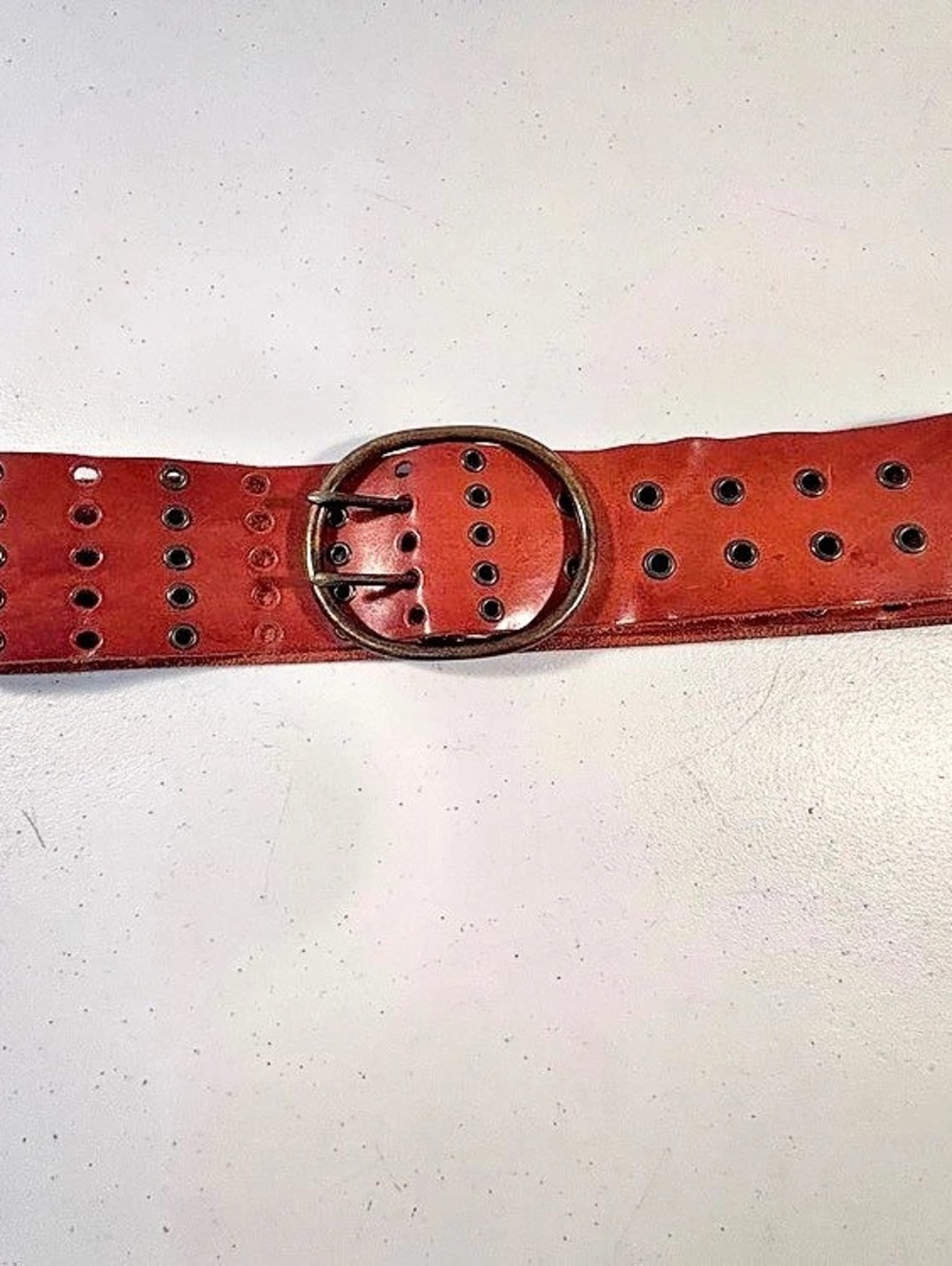 Express Brown Leather-Look Belt